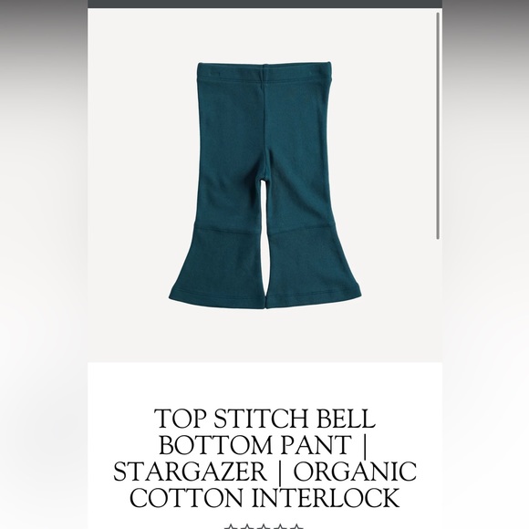 kate quinn Bottoms Kate Quinn Organic Cotton Bell Bottom Flare